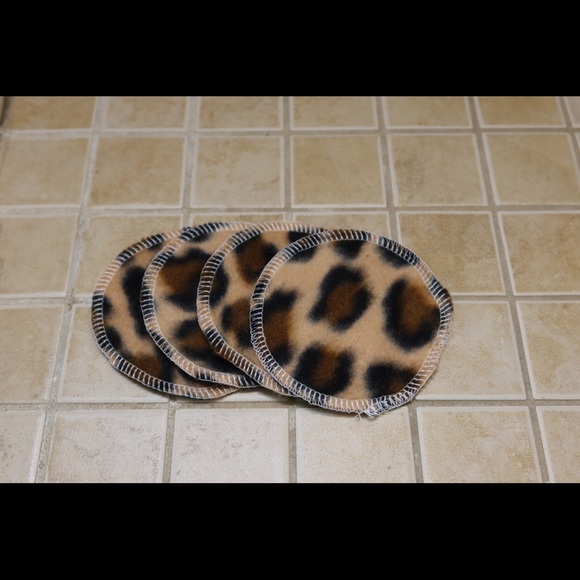 Cheetah Print Reusable Facial Scrubbies (set of 10) - Picture 2 of 2